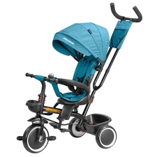 Трехколесный велосипед Tilly Magnum T-3814 Green с родительской ручкой, зеленый